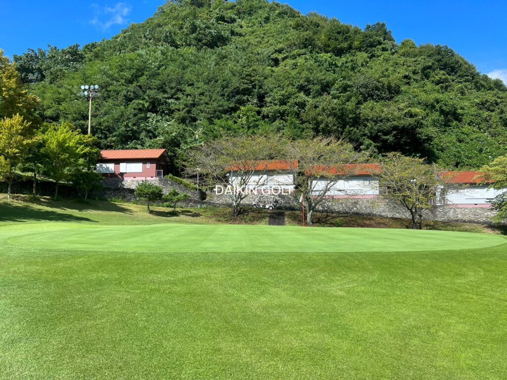 埼玉国際ゴルフ倶楽部　西コースNO.2グリーン